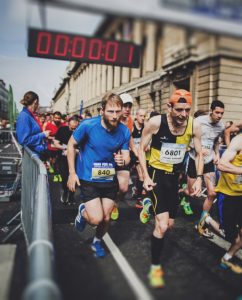 Runners starting the Asda Foundation Hull 10k race in 2017.