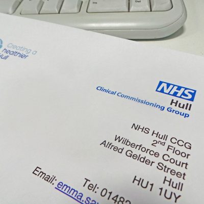 NHS CCG letter