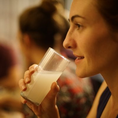 Woman drinking