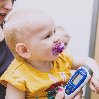 Child having a doctors appointment