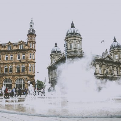 Hull City Centre Water Fountains