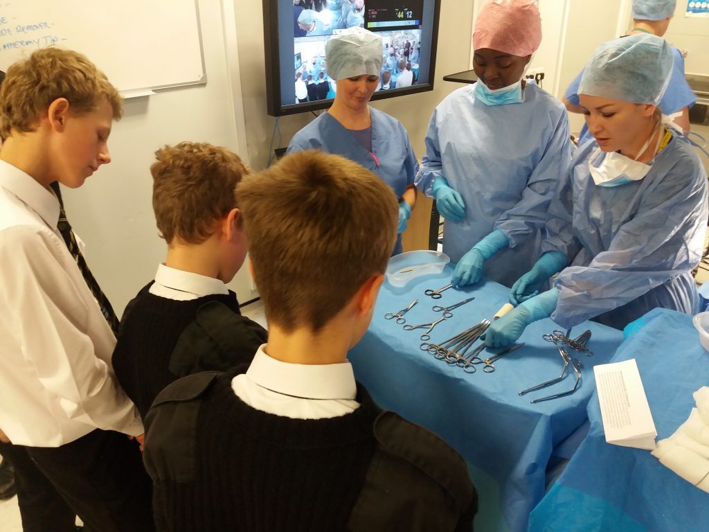 130 students to spend a day in the life of the NHS