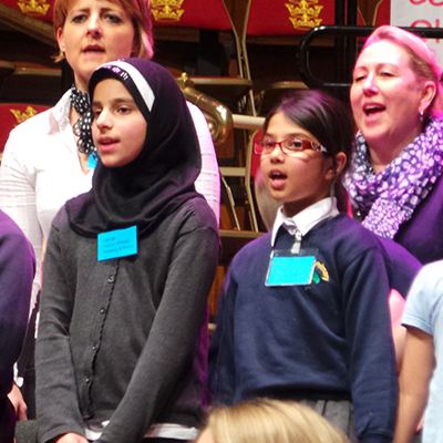 School Children Singing